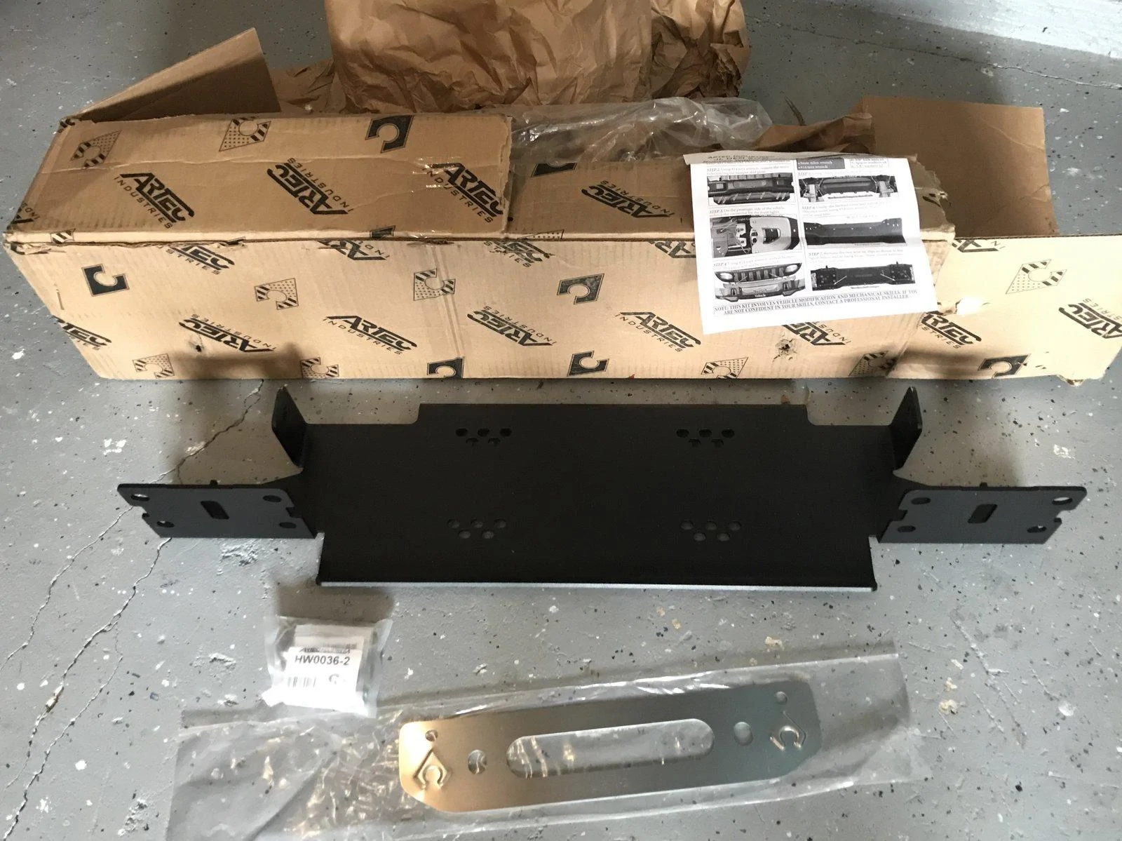 Jeep Wrangler JL JL Winch Install - Warn VR8-S and Artec Winch Plate IMG_4098
