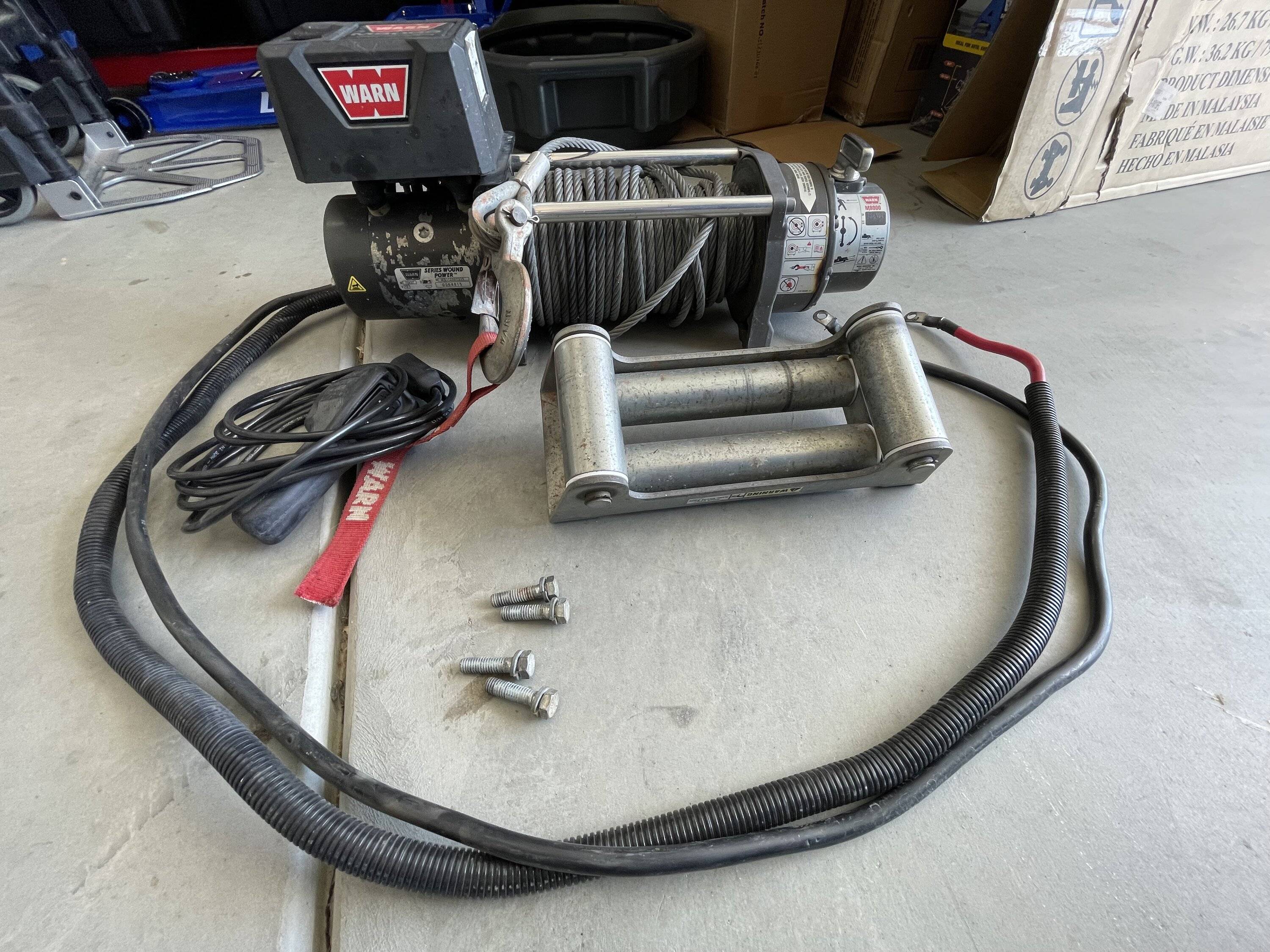 Jeep Wrangler JL Warn M8000 Winch - Ugly but Works IMG_7031