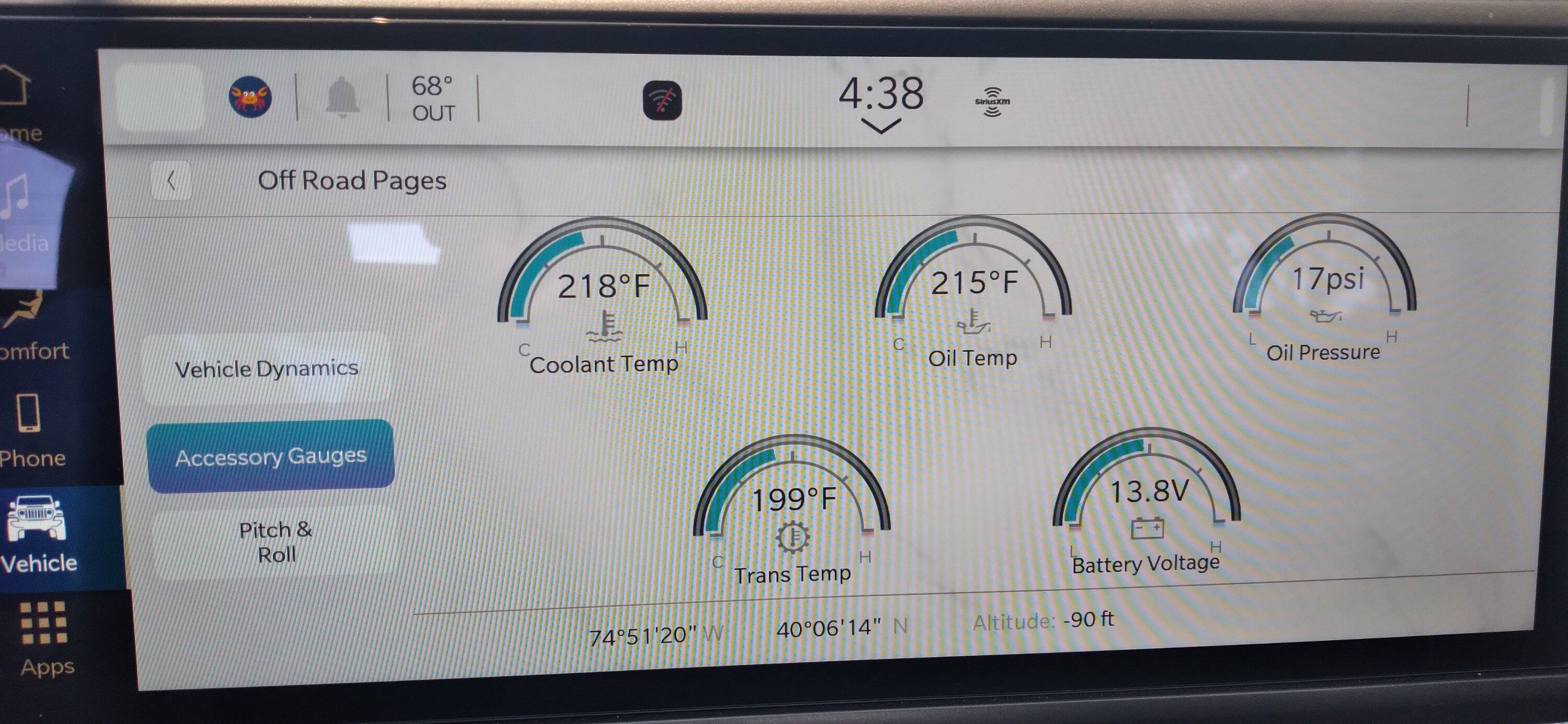 Jeep Wrangler JL Here are the Offroad Pages in 2024 Wrangler Sport's Screen / Center Display '24 Sport Offroad Pages (2)