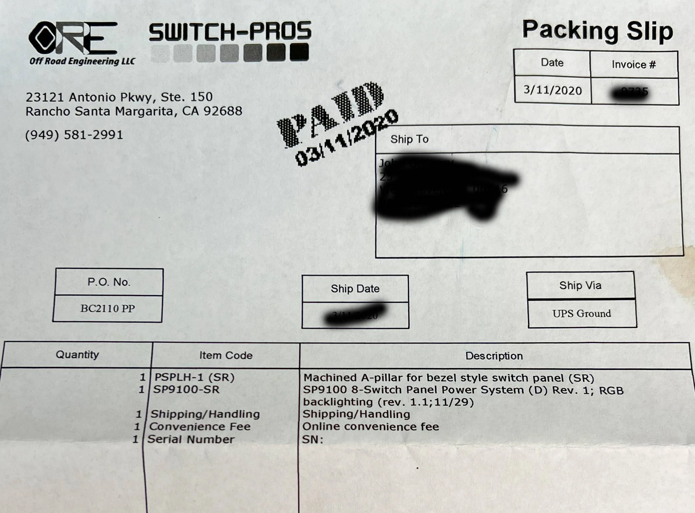 Jeep Wrangler JL Switch Pros 9100 New in Box Switch Pros IMG_0507