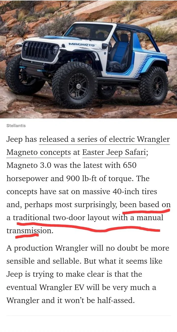 Jeep Wrangler JL All Electric Wrangler - Interesting Read Screenshot_20231003_095120_Chrom