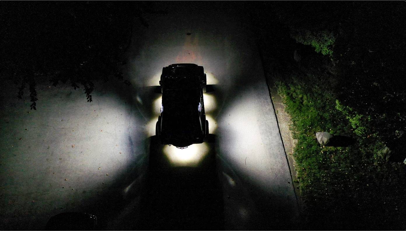 Jeep Wrangler JL Rubi Recon Drone-Rack+Rock Lights