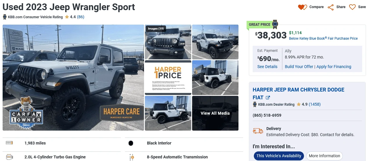 Jeep Wrangler JL Willys 23 or 24 or wait? 1696802065594