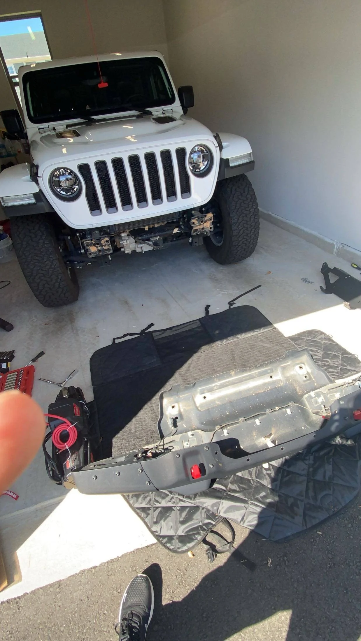 Jeep Wrangler JL White Xtreme Recon Build IMG_9821