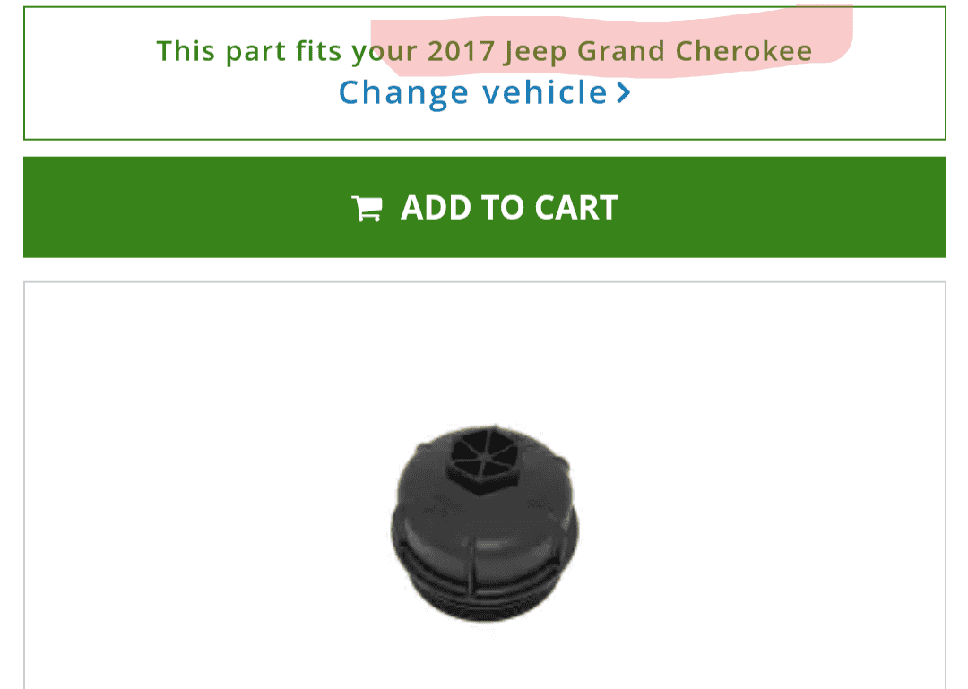 Jeep Wrangler JL Oil Filter Cover Thread Size??? Screenshot_20231010-212031-670