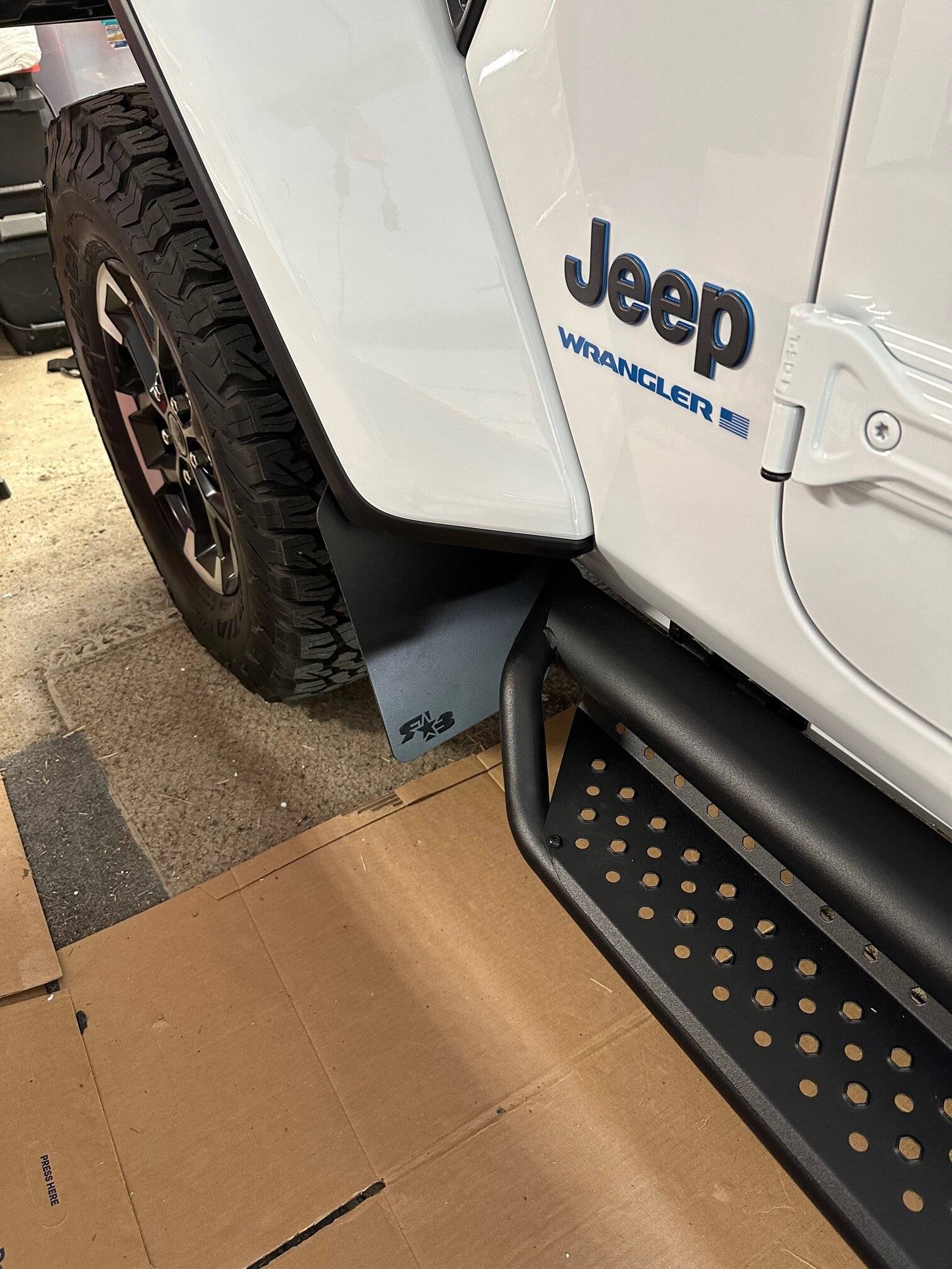 Jeep Wrangler JL Mud flaps for 24' 4xe sport s IMG_5179