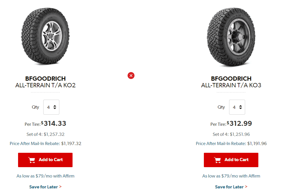 Jeep Wrangler JL I need new tires.  Opinions on a couple of brands of tires. 1697063693765