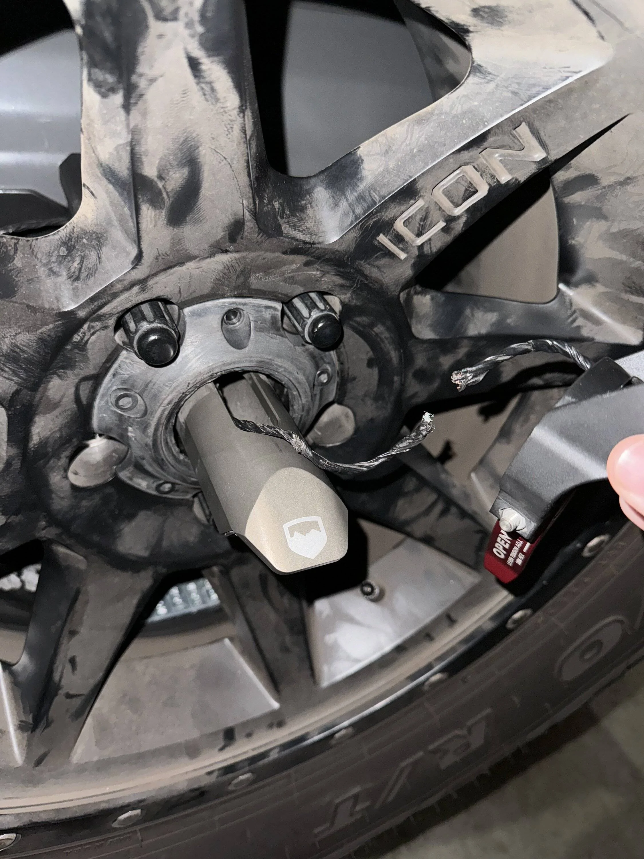 Jeep Wrangler JL Replacement parts for Alpha spare tire relocation IMG_0067