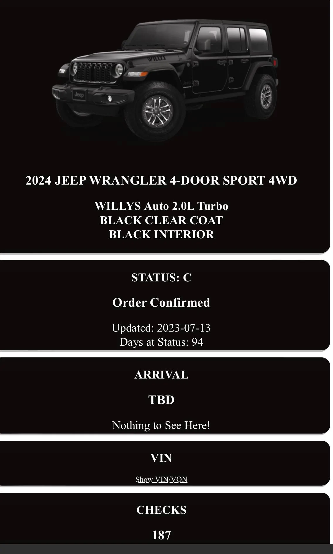 Jeep Wrangler JL 2024 Order Waiting Room IMG_5277