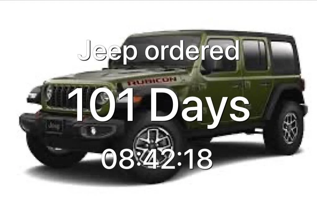 Jeep Wrangler JL 2024 Order Waiting Room Jeep Order 101 days (2)