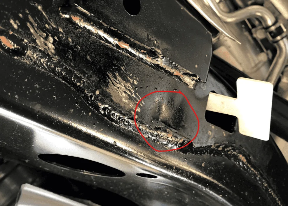 Jeep Wrangler JL Is this normal on all frames? 1697471330573