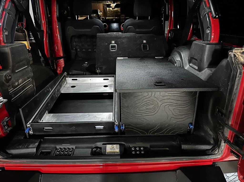 Jeep Wrangler JL A DIY Solution for Soft Tops: Fridge Slide, Drawer System & Sleeping Platform 9bf77b2144c30fb1055ec8cf849f4a68d30b864b503335c341