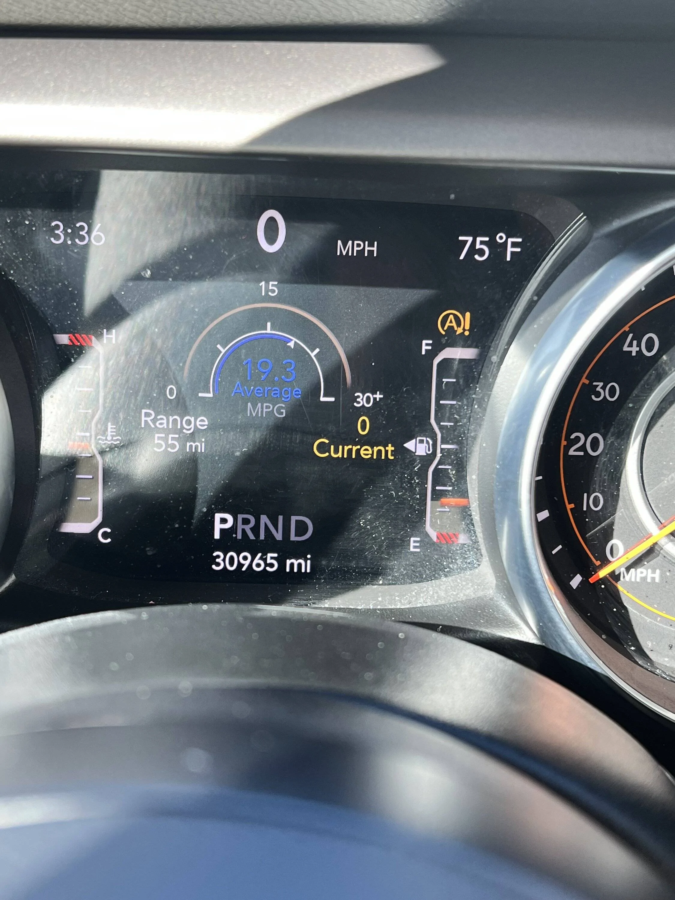 Jeep Wrangler JL A! On dash after spark plug change IMG_2603
