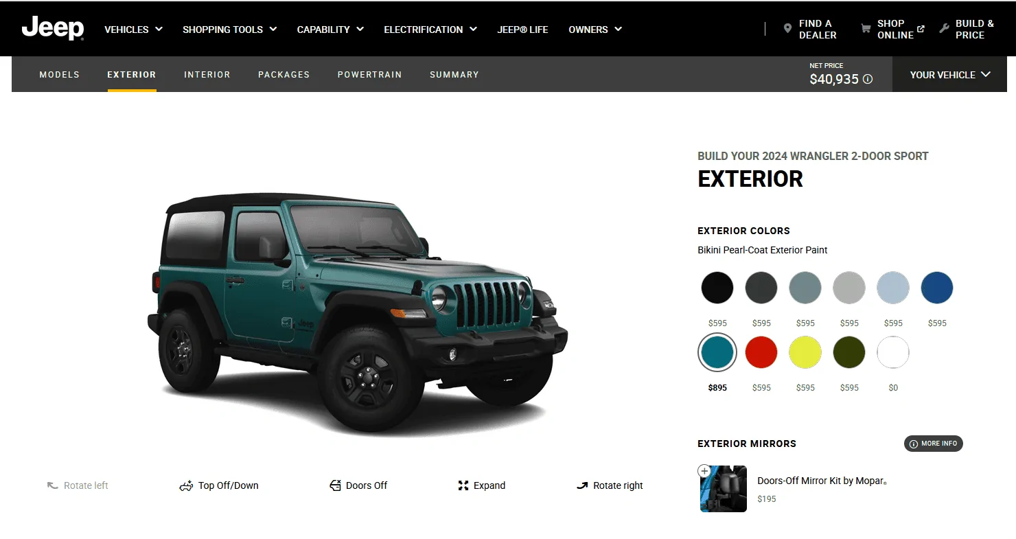 Jeep Wrangler JL 2024 Bikini Order Room 1698338973094