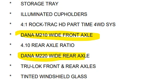 Jeep Wrangler JL identify my differential? 1698431884493