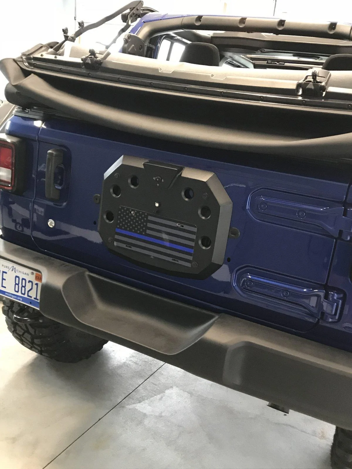 Jeep Wrangler JL Spare tire carrier delete 01CB3597-C4E2-4236-A6D3-C2BB7A7FC214