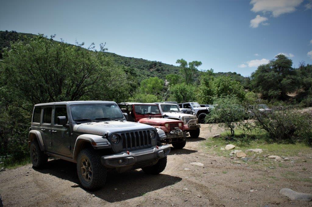 Jeep Wrangler JL Arizona Trail Run Thread Crown King 2018 9