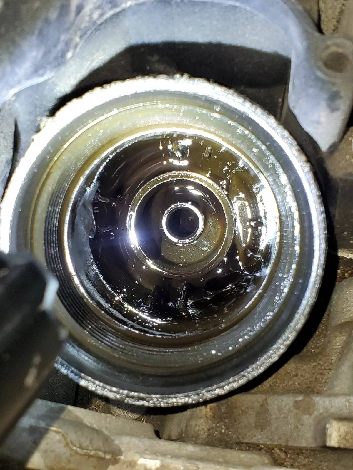 Jeep Wrangler JL Oil Filter Cover Thread Size??? 20210313_140815