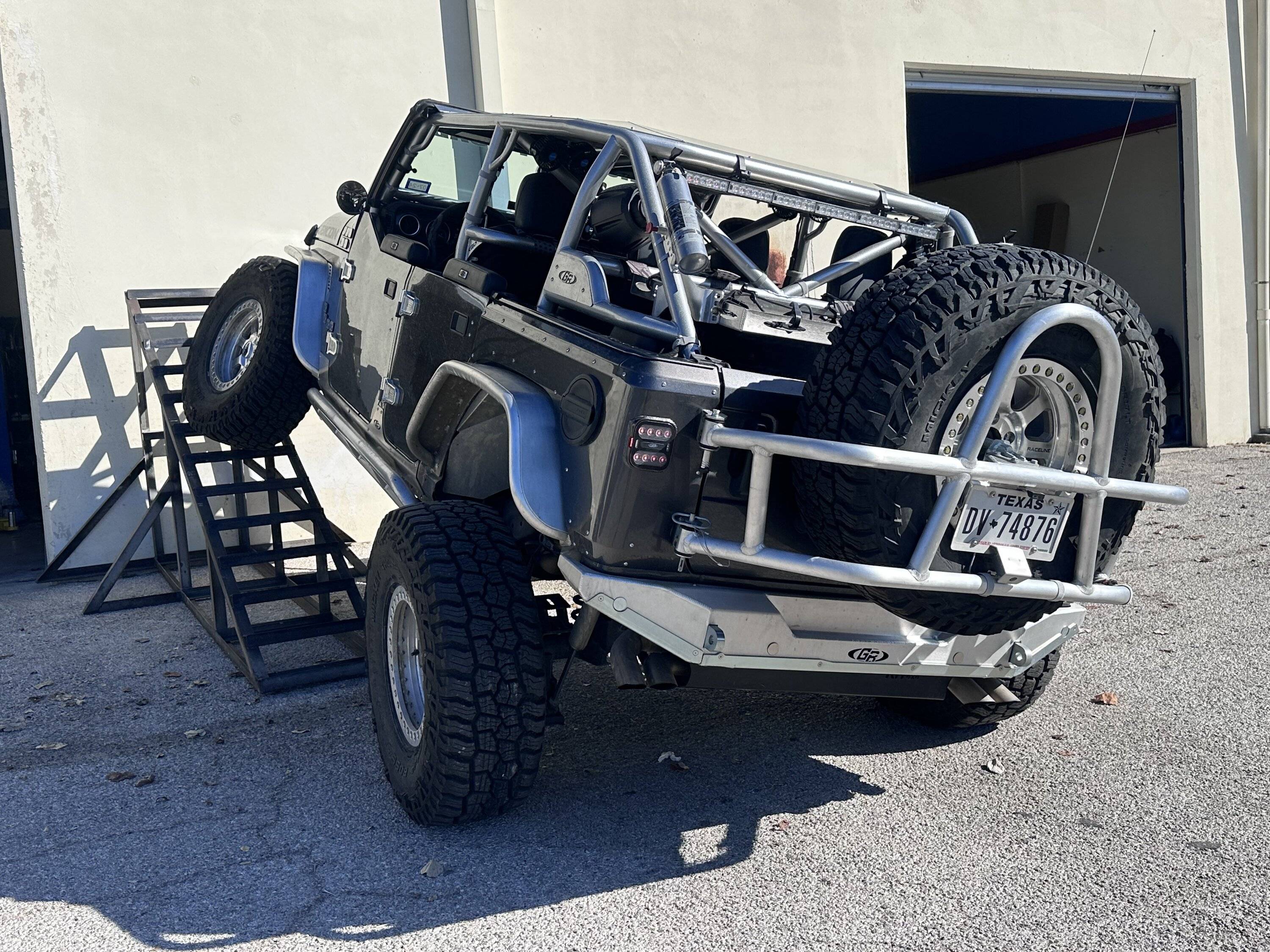 Jeep Wrangler JL GenRight Roll Cage Install IMG_2723