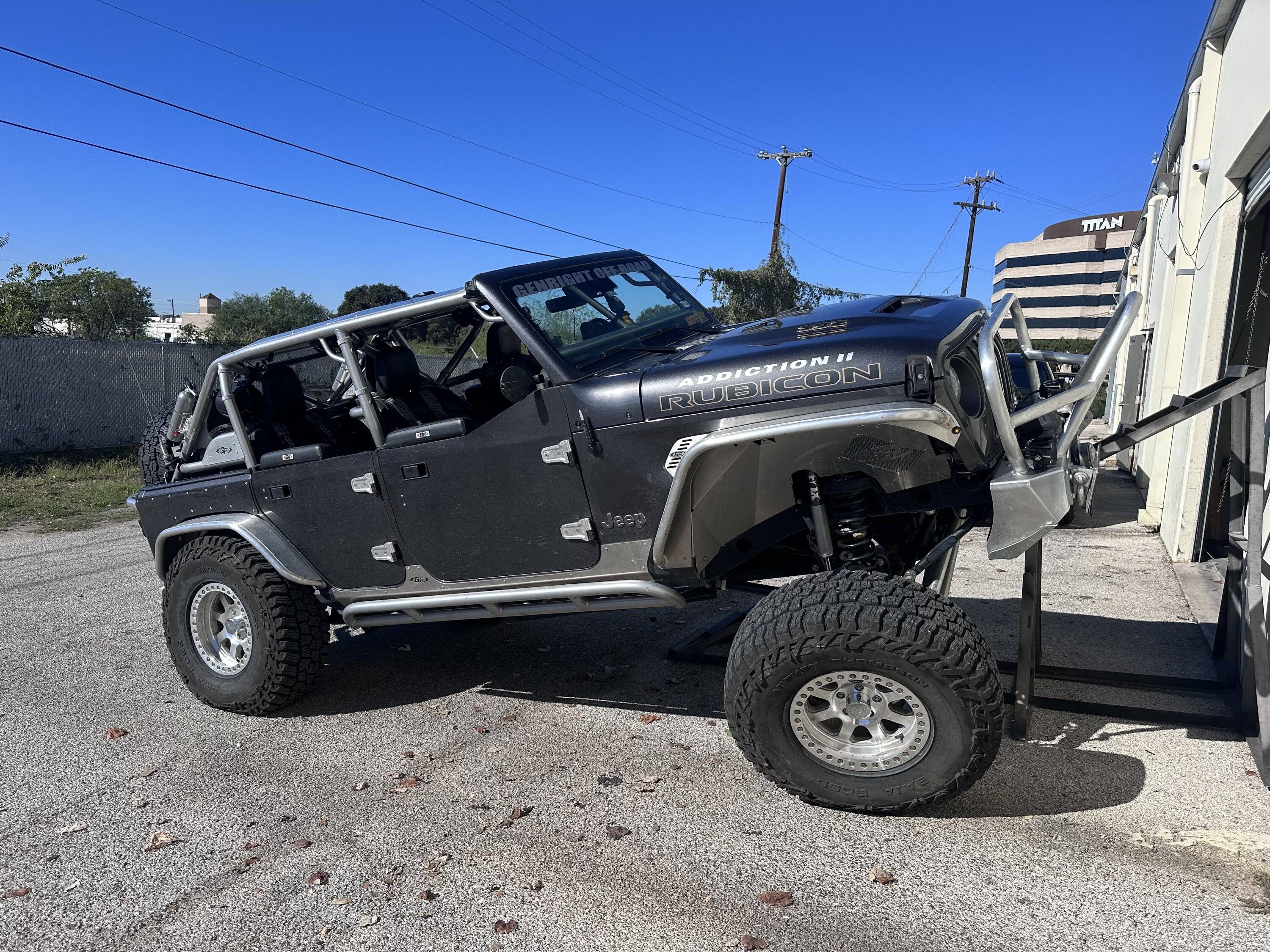 Jeep Wrangler JL GenRight Roll Cage Install IMG_2721