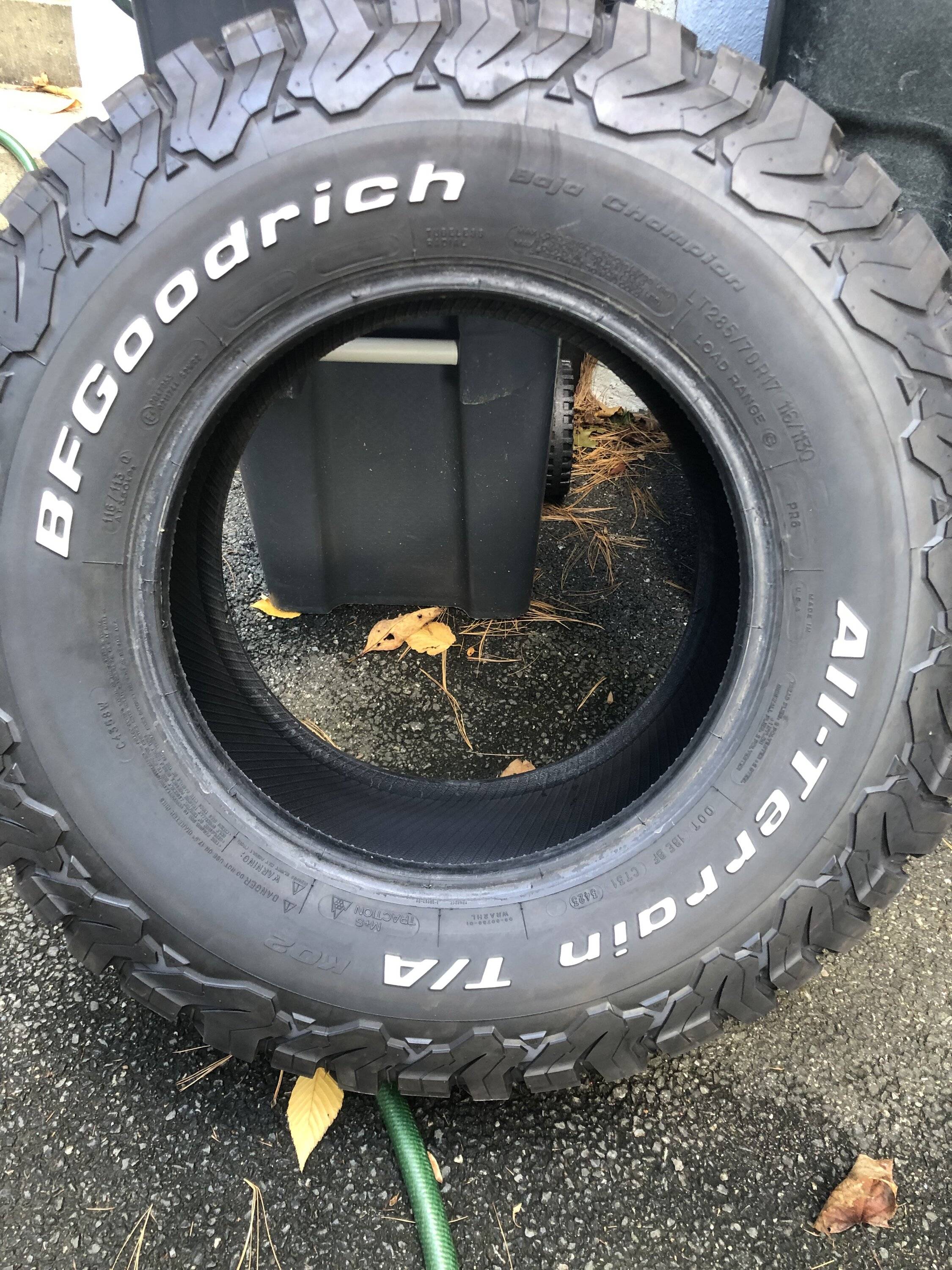 Jeep Wrangler JL Single 33” BFG KO2 white IMG_4503