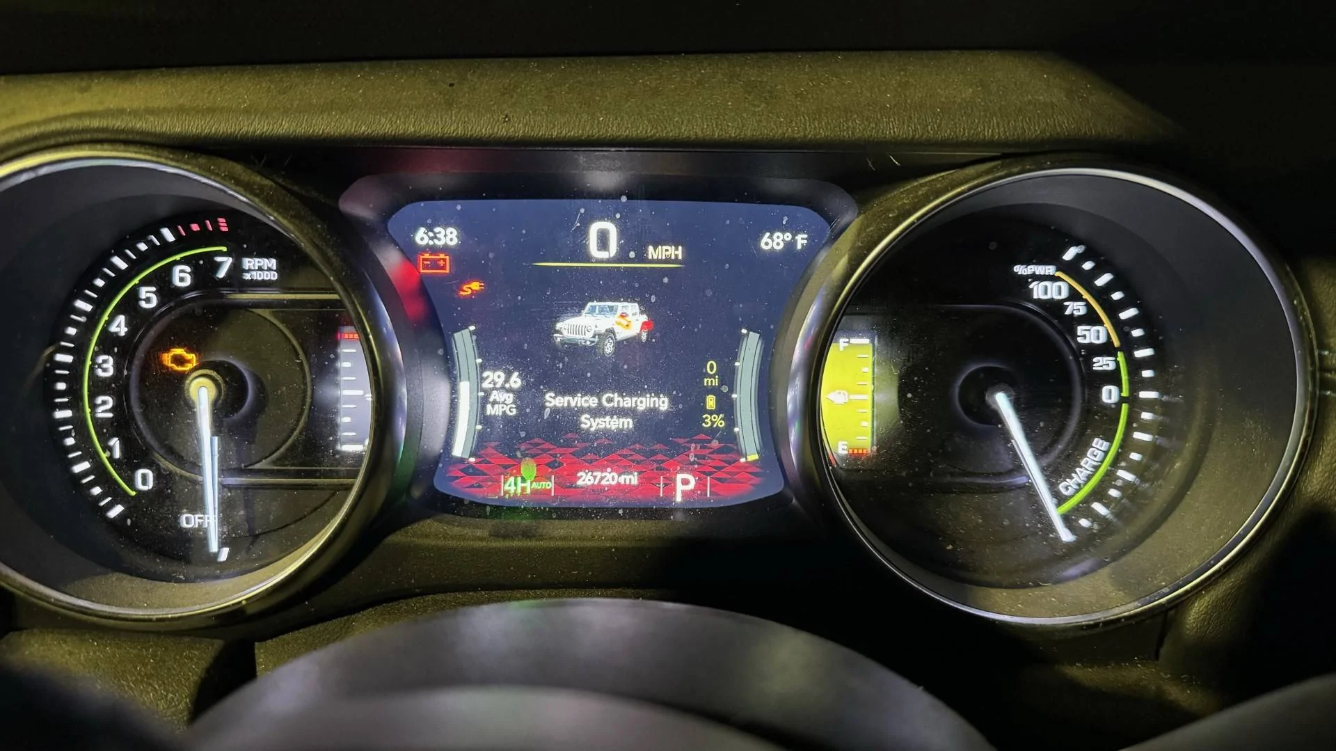 Jeep Wrangler JL "Service Charging System" Error - 2021 Rubicon 4XE jeep-service-charging