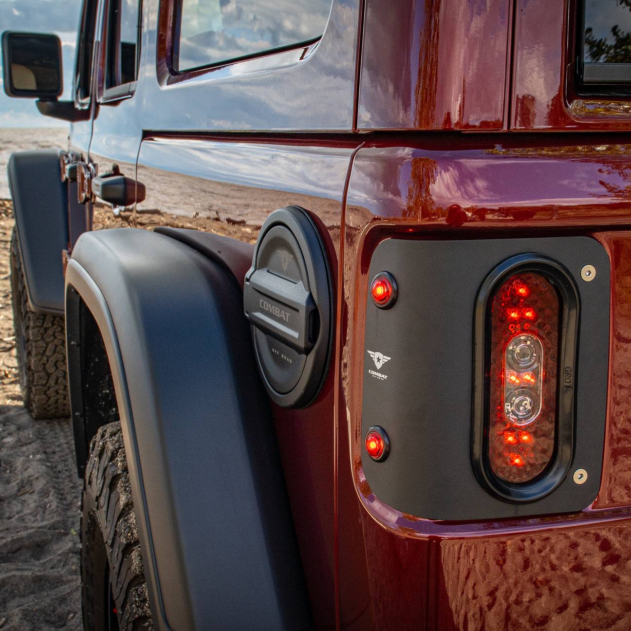 Jeep Wrangler JL Flush mount tail lights IMG_7172