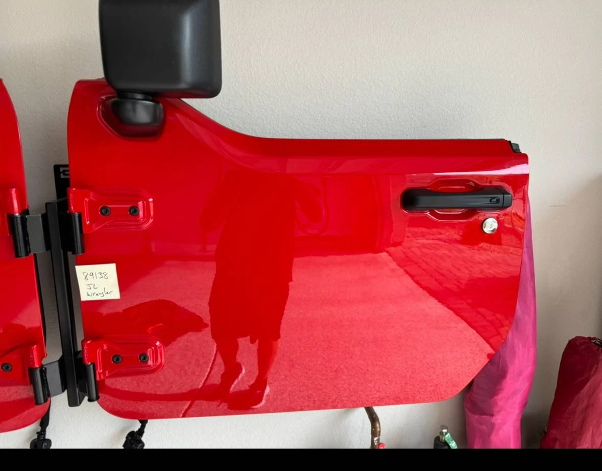Jeep Wrangler JL Firecracker Red Premium Half Doors IMG_0173