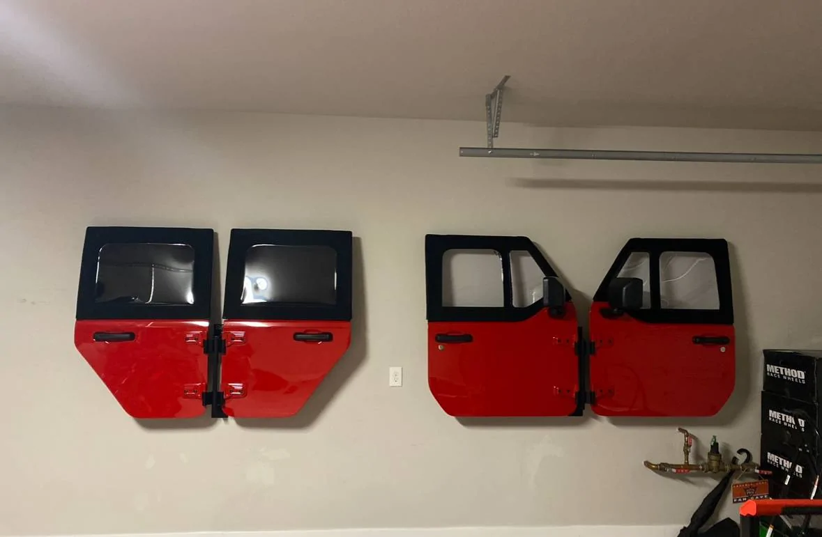 Jeep Wrangler JL Firecracker Red Premium Half Doors IMG_0175