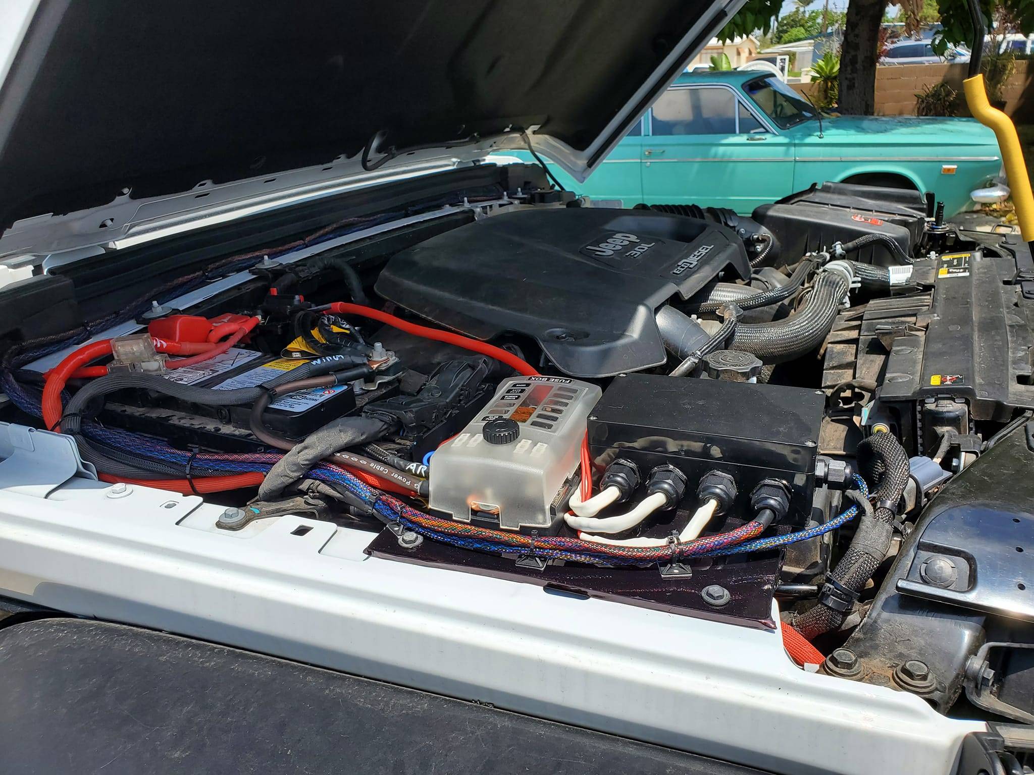 Jeep Wrangler JL Show Off your Underhood Wiring Organization wiring jlu