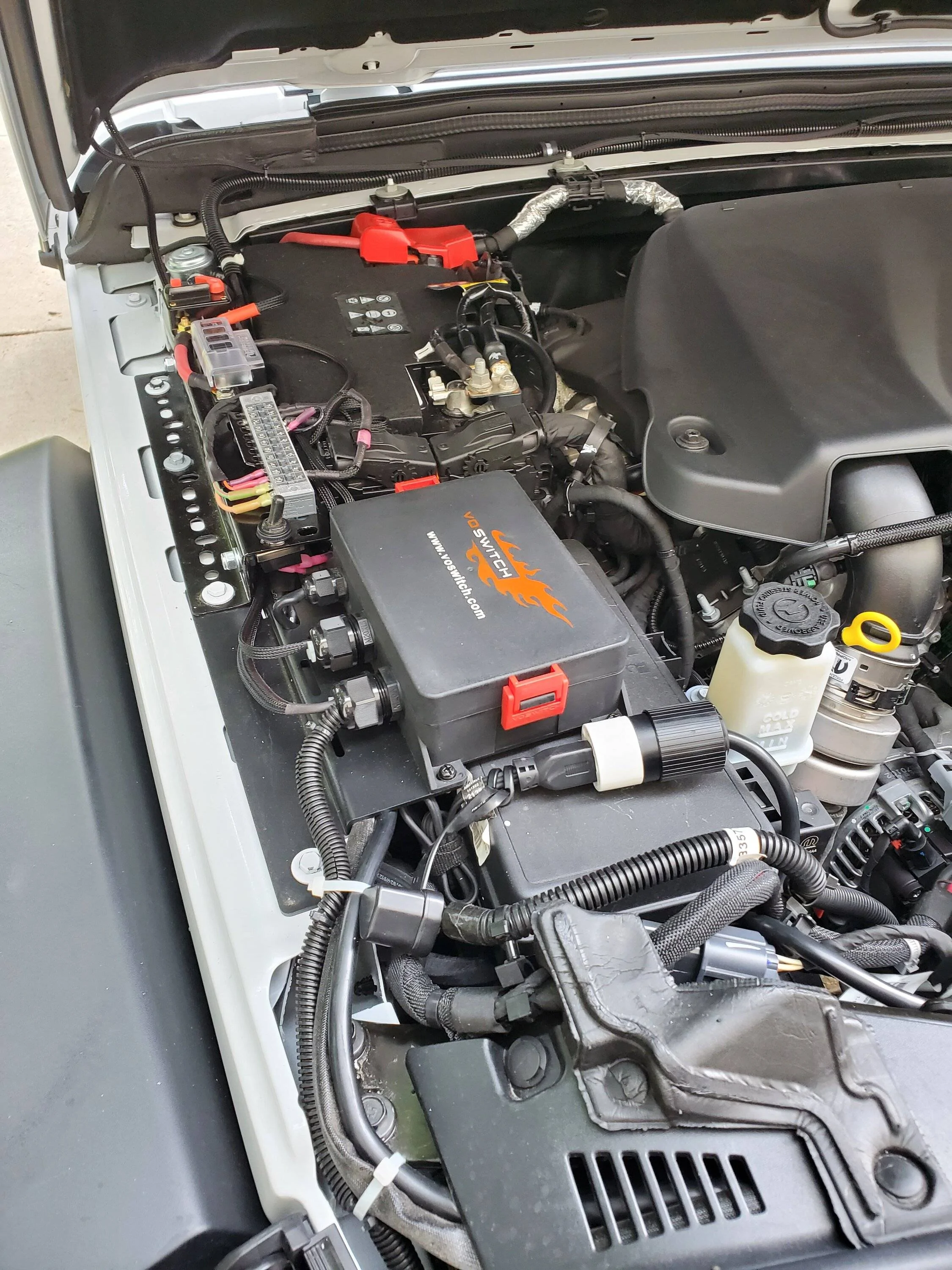 Jeep Wrangler JL Show Off your Underhood Wiring Organization 20200628_130503