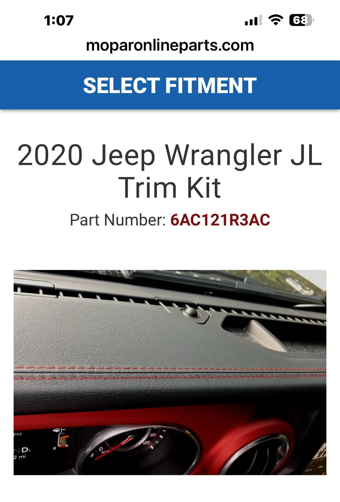 Jeep Wrangler JL Ball on dash IMG_3692