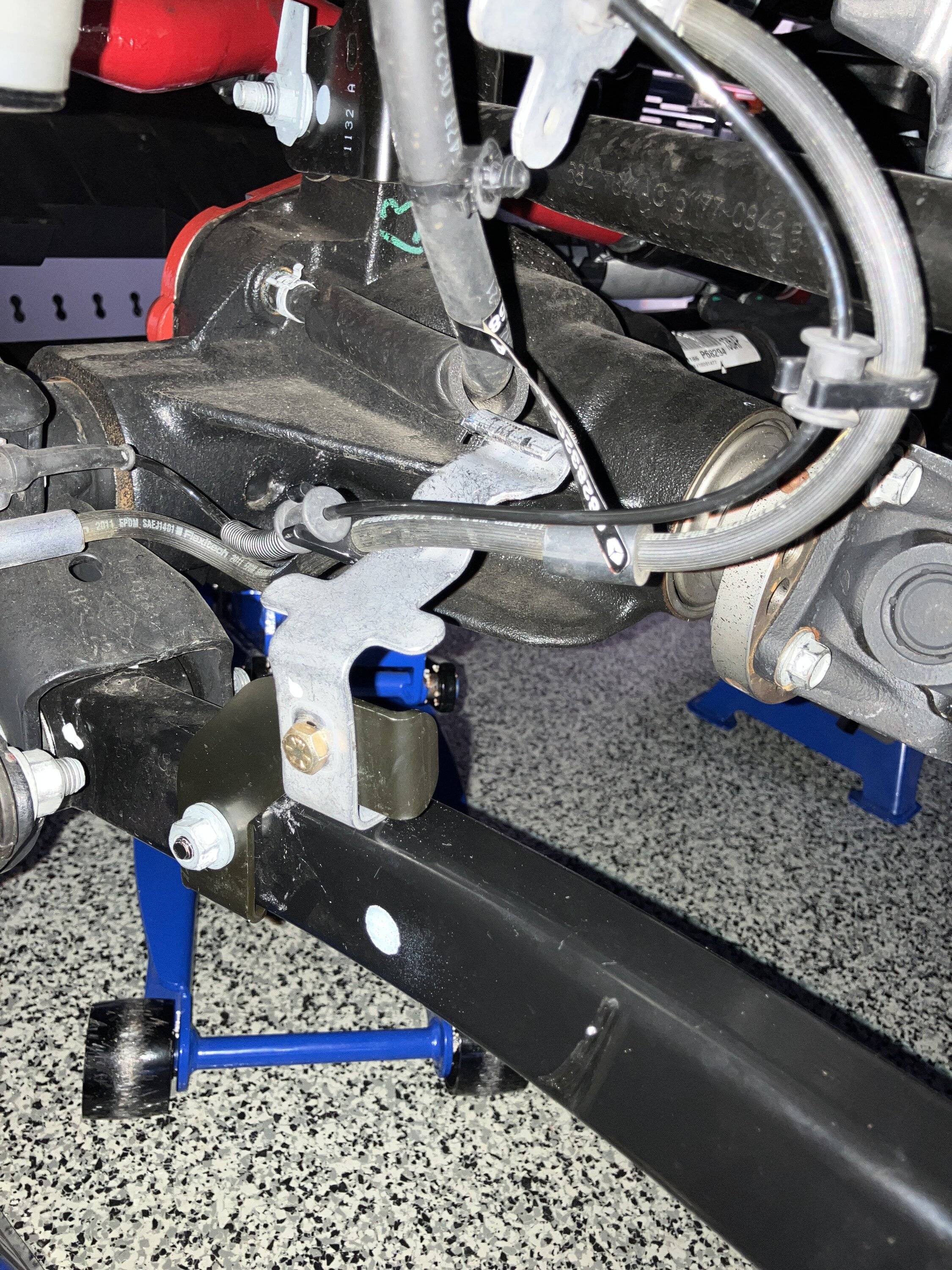 Jeep Wrangler JL Help me out- Brake line relocation image