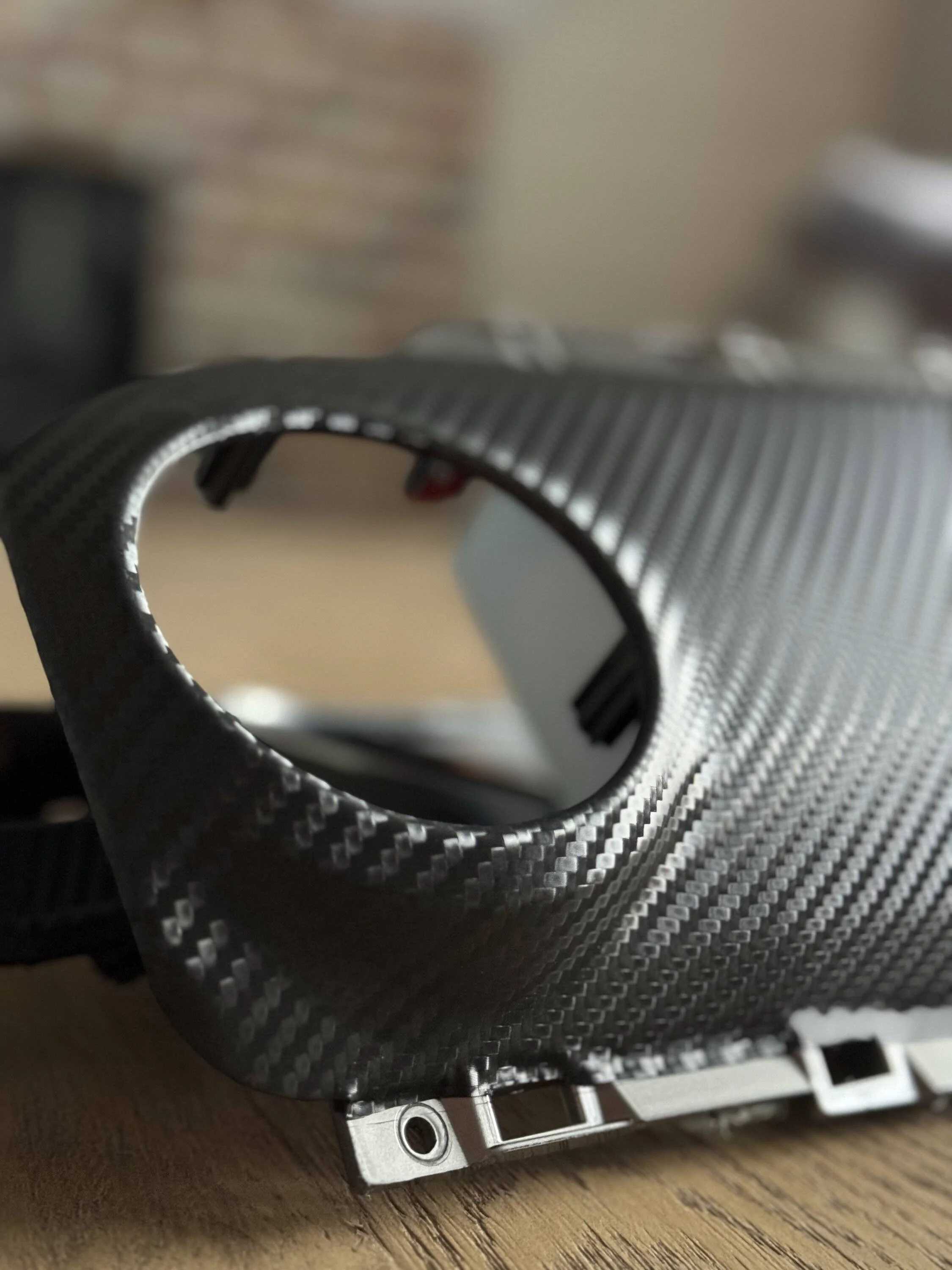 Jeep Wrangler JL Carbon fiber wrapped dash panels IMG_4248
