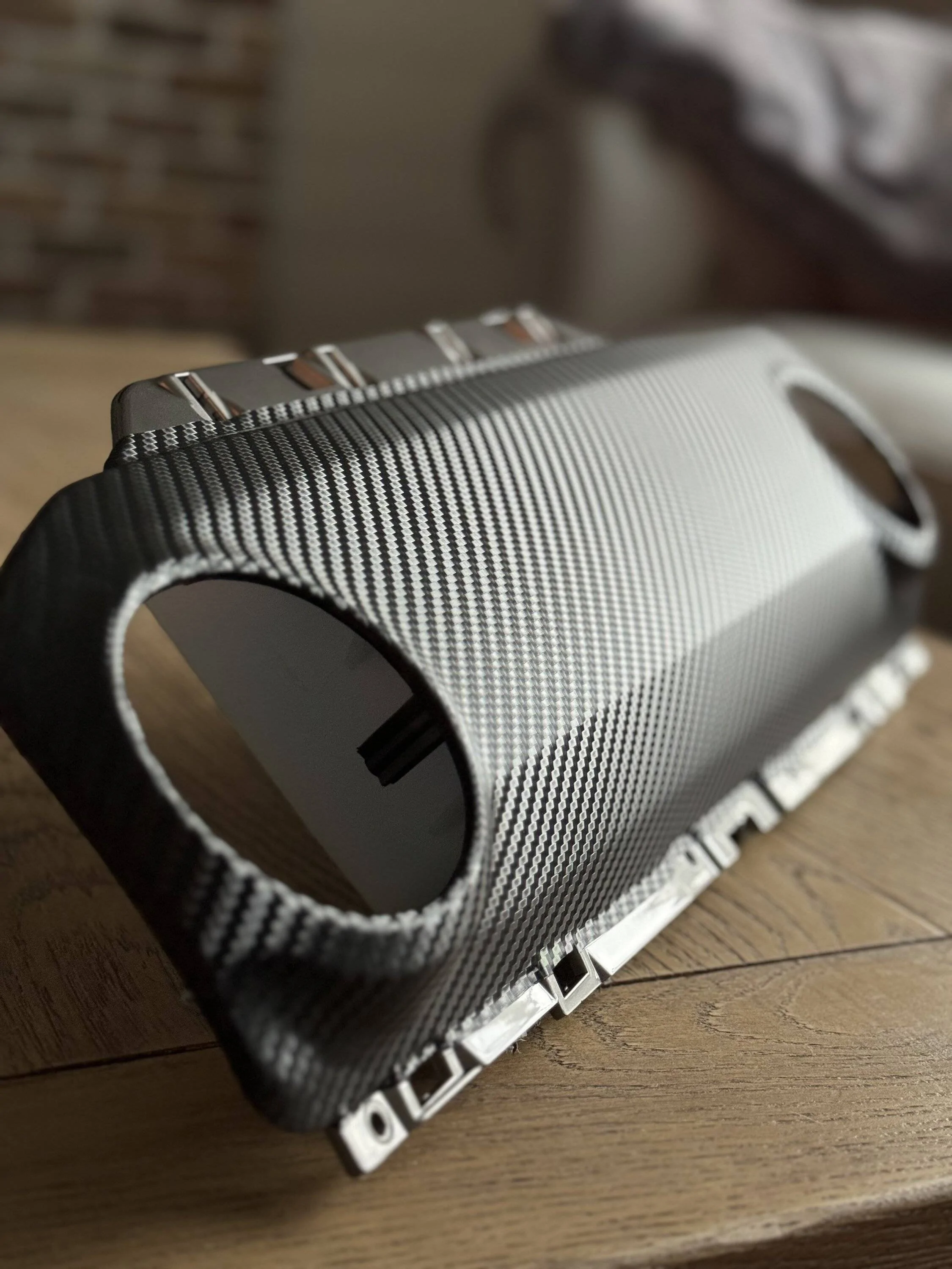 Jeep Wrangler JL Carbon fiber wrapped dash panels IMG_4256