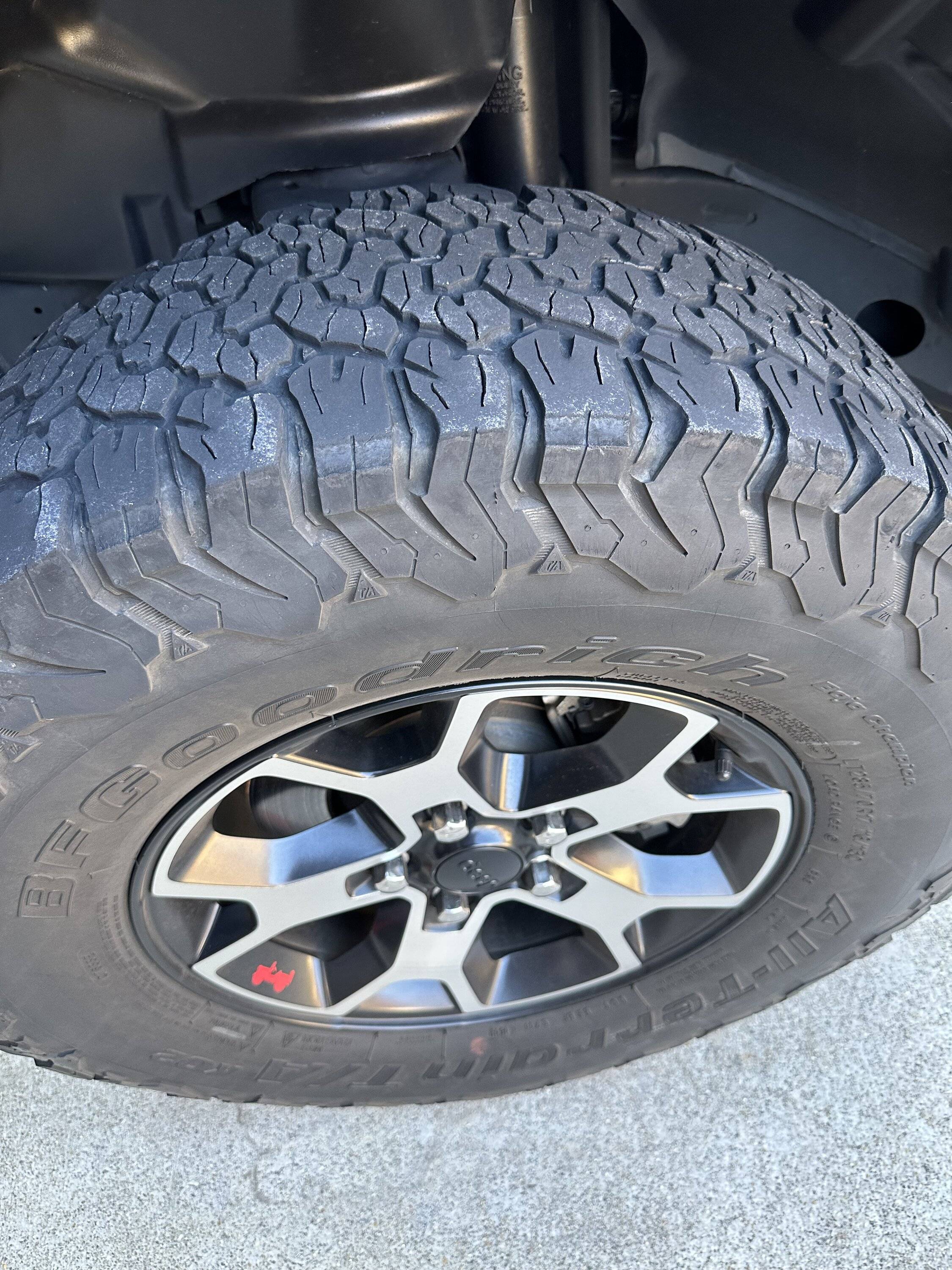 Jeep Wrangler JL 2020 Rubicon Wheels & Tires IMG_0964