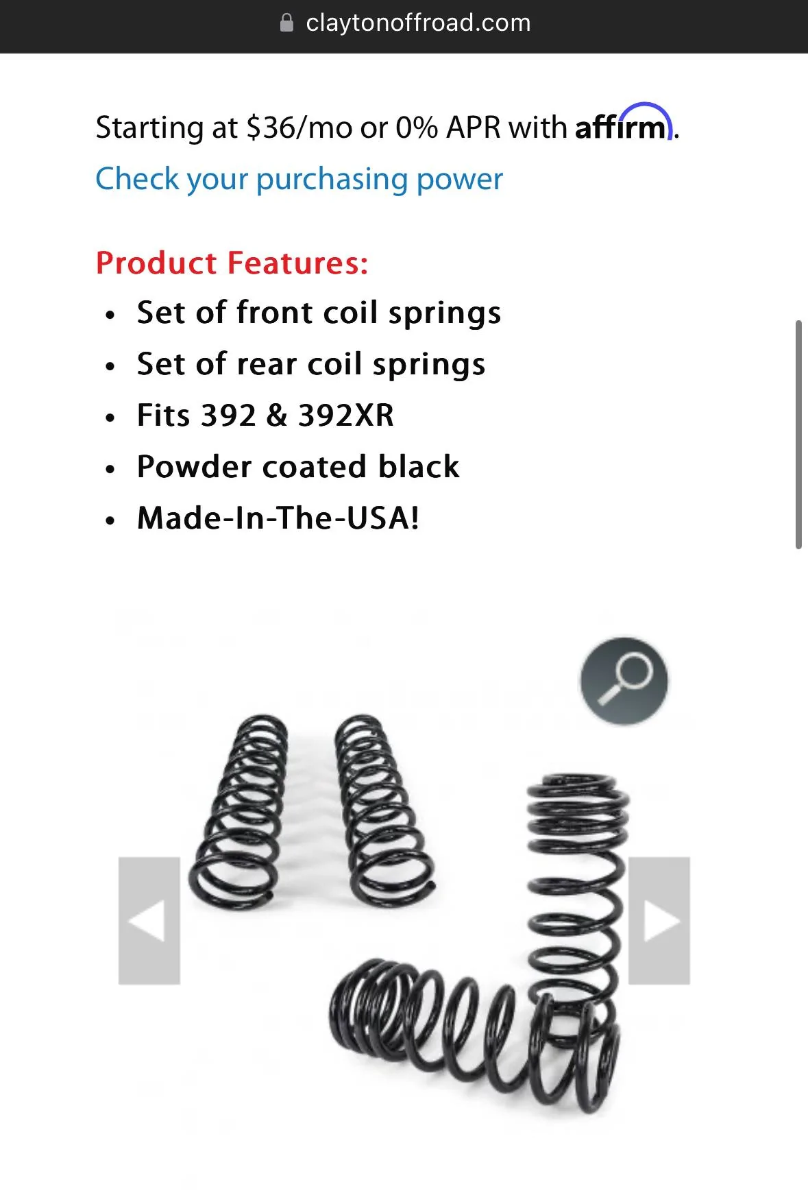 Jeep Wrangler JL Jeep 392 - Clayton Performance Coil Package IMG_0224