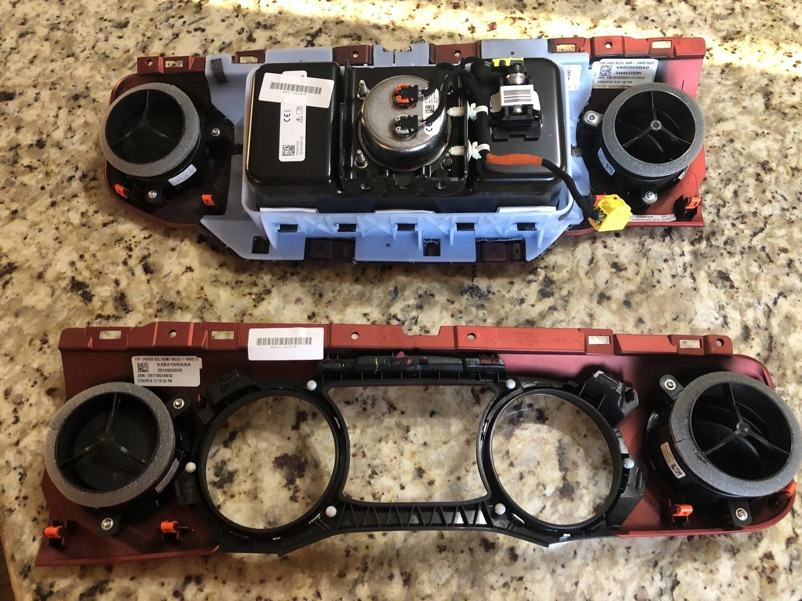 Jeep Wrangler JL Red Dash Trim Removal / Replacement 143A0B05-C6D7-4BD8-9B06-02F1486252D5