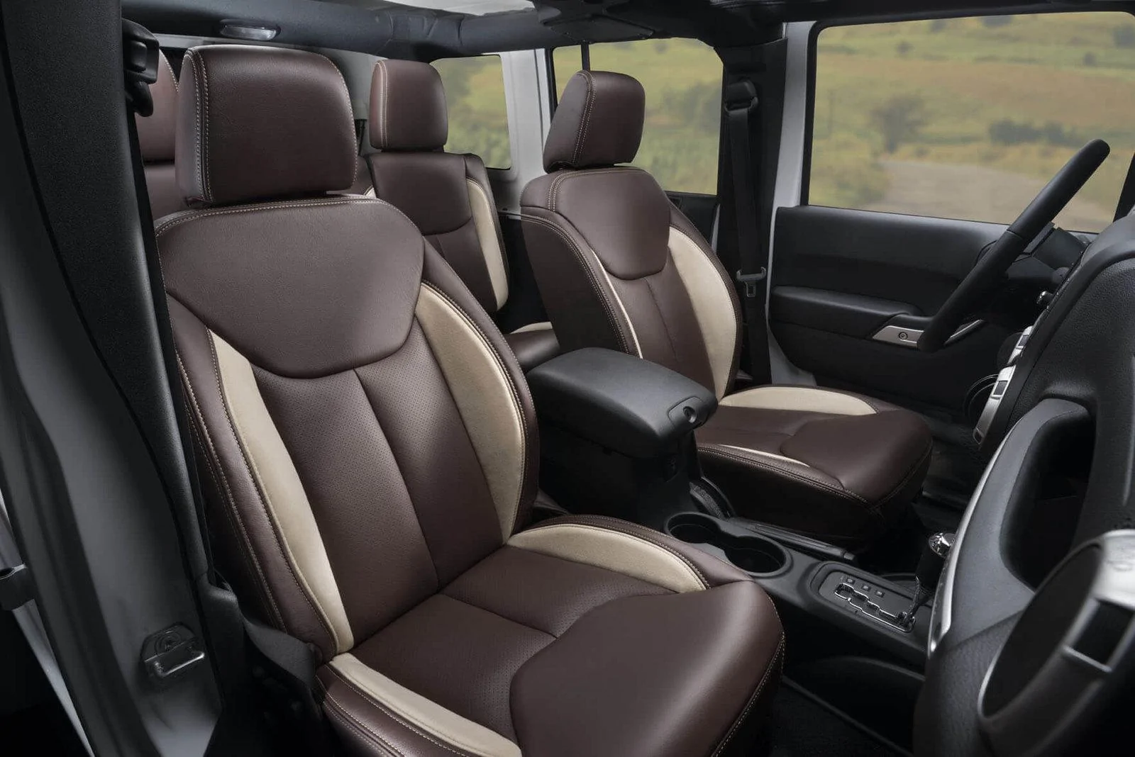 Jeep Wrangler JL 2018 Jeep Wrangler JL Moab Edition - Official Specs and Pricing! katzkin-jeep-wrangler-brown-seat-interior