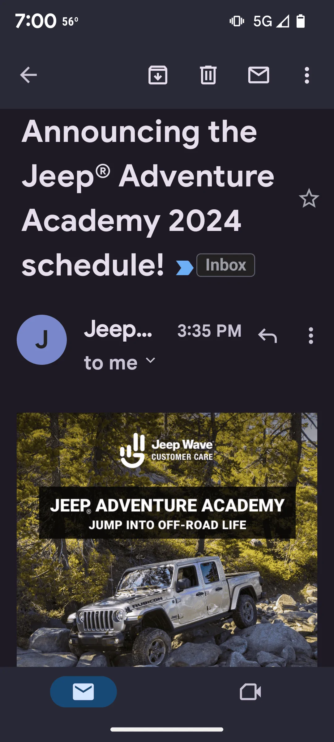 Jeep Wrangler JL Jeep Adventure Ccademy 1000001425