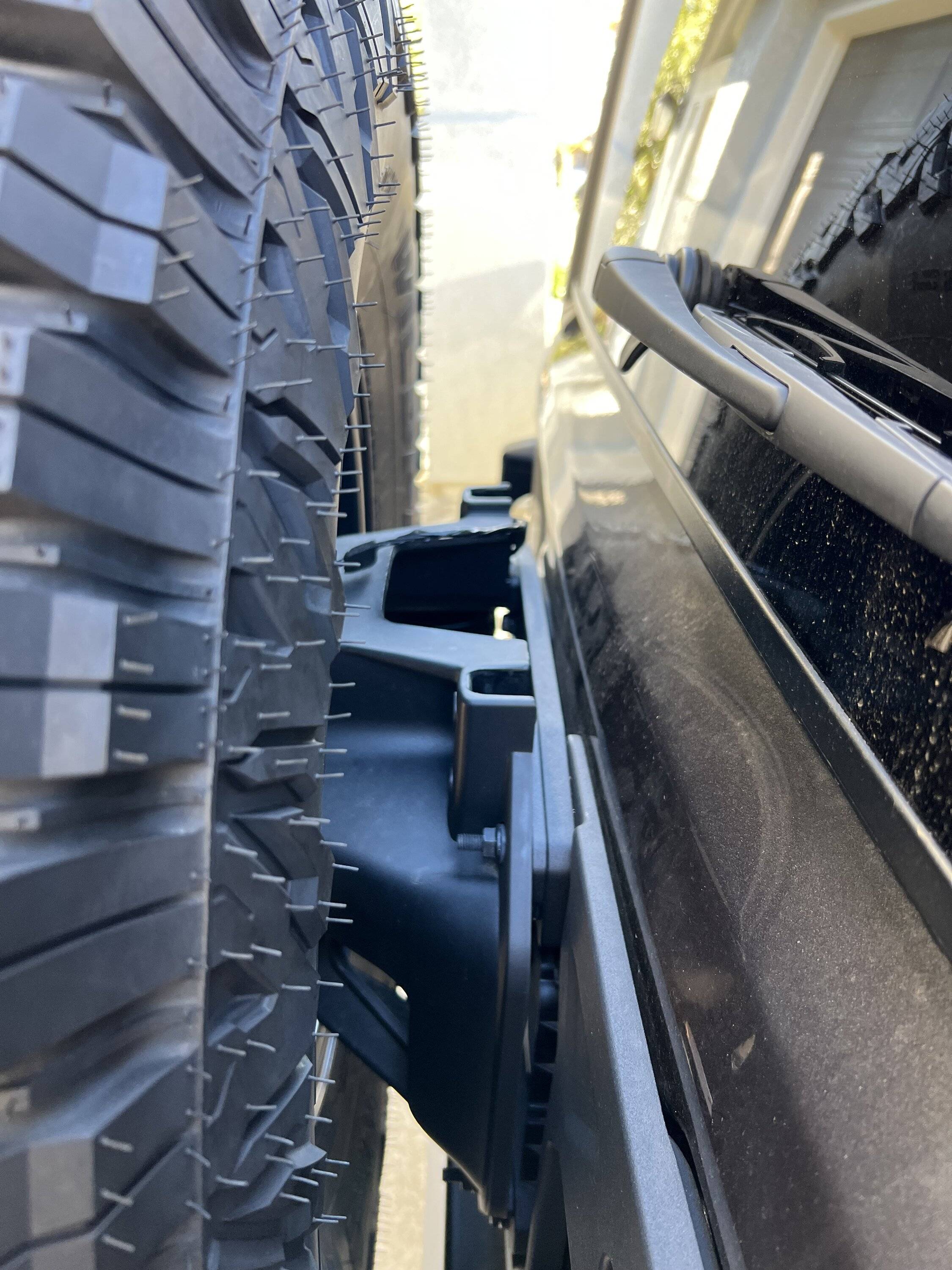 Jeep Wrangler JL DIY GMRS antenna mount IMG_6123