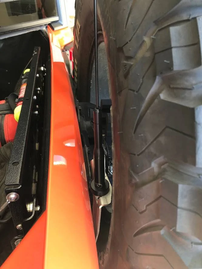 Jeep Wrangler JL DIY GMRS antenna mount IMG_0966