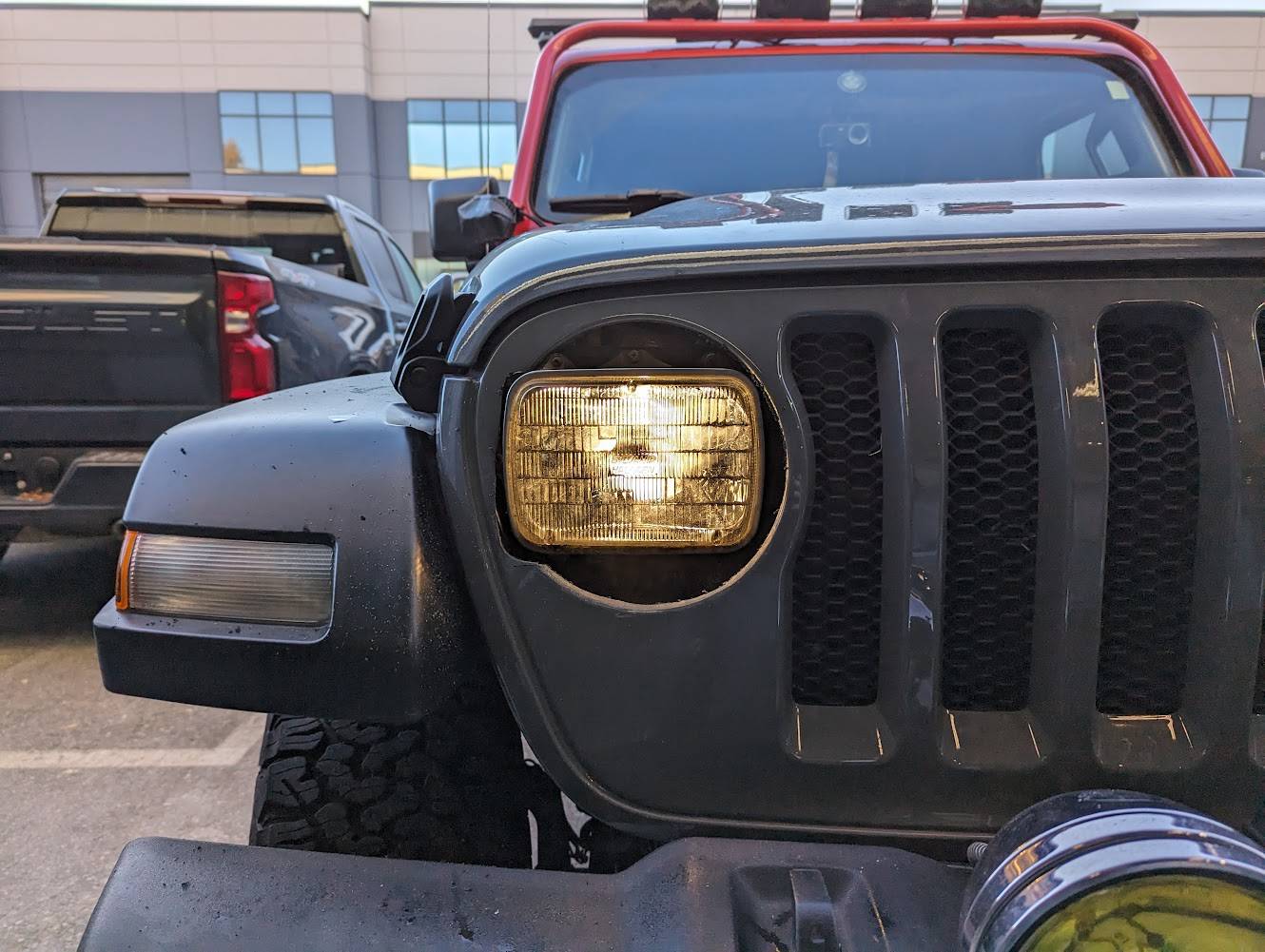 Jeep Wrangler JL YJ style JL grill DIY PXL_20231118_165945683