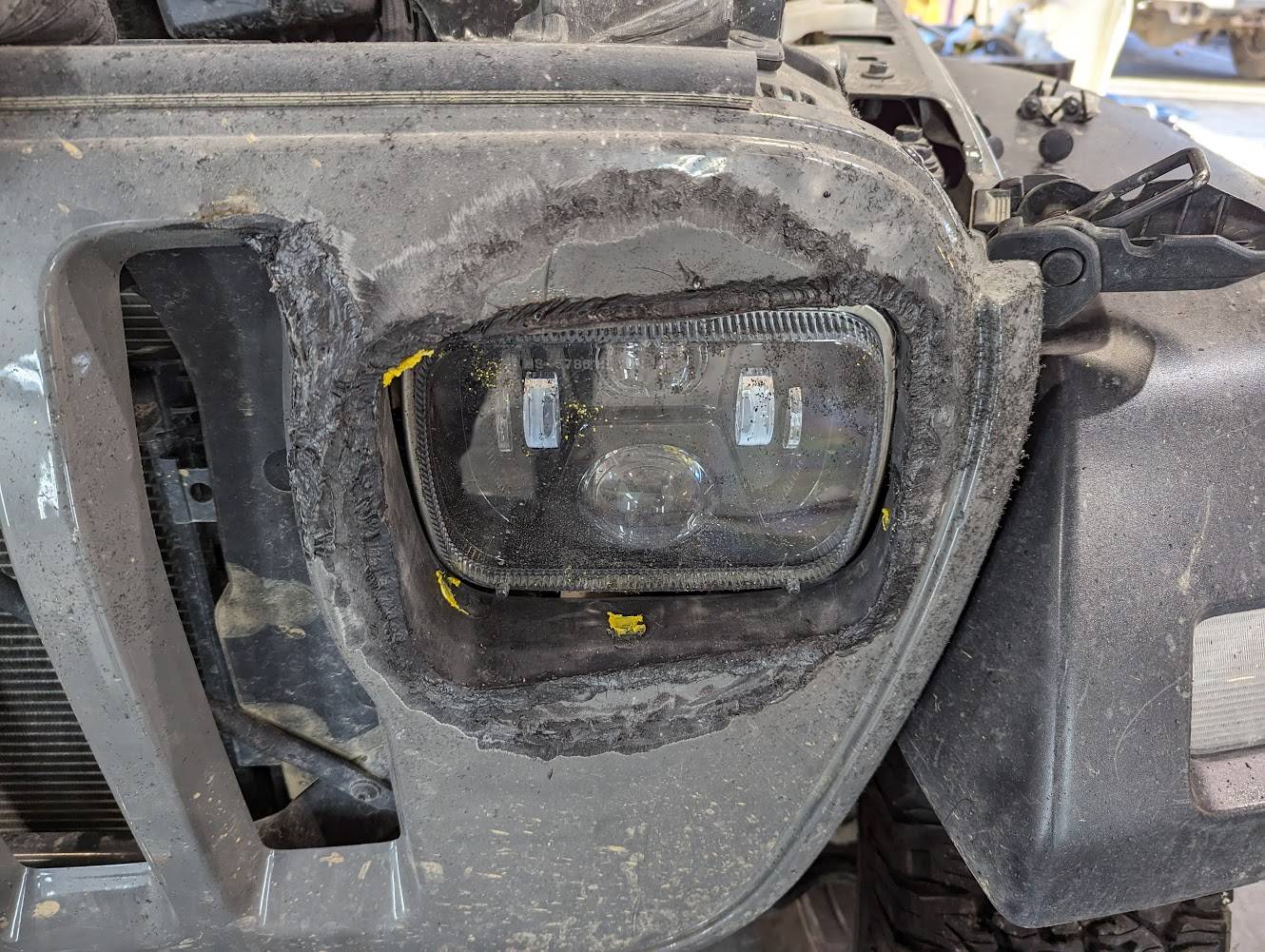 Jeep Wrangler JL YJ style JL grill DIY PXL_20231124_220759677