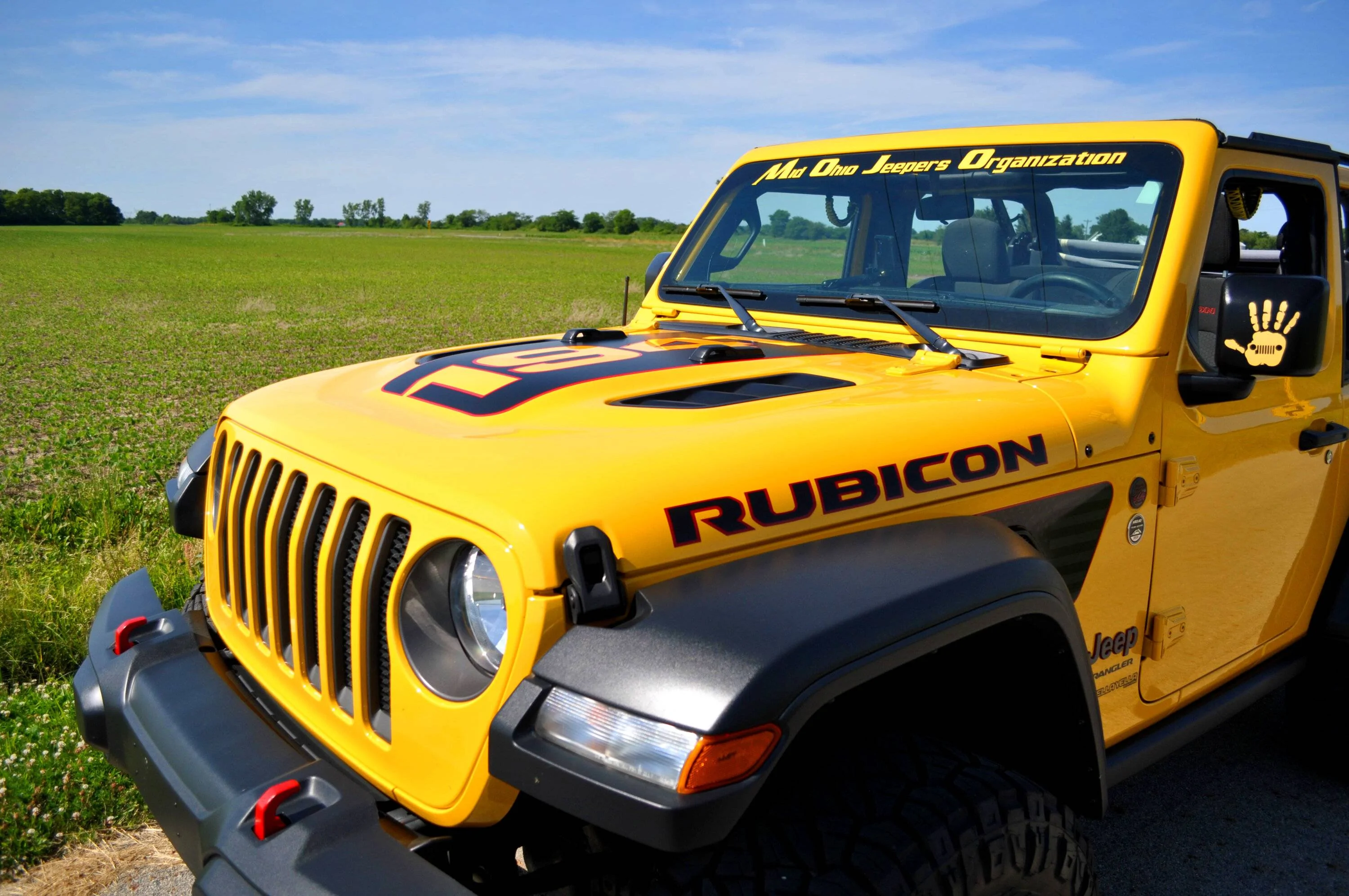 Jeep Wrangler JL Top Of Windshield Graphics Jeep 2A