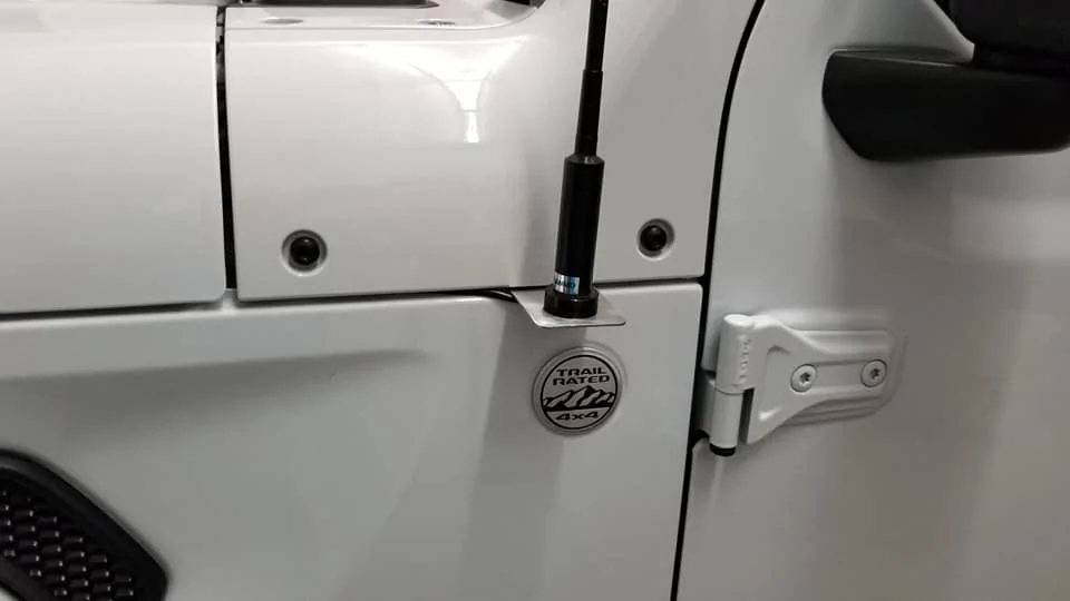 Jeep Wrangler JL Ham Radio Antenna Install Antenna Mount