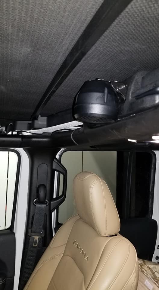 Jeep Wrangler JL Ham Radio Antenna Install Speaker Mount
