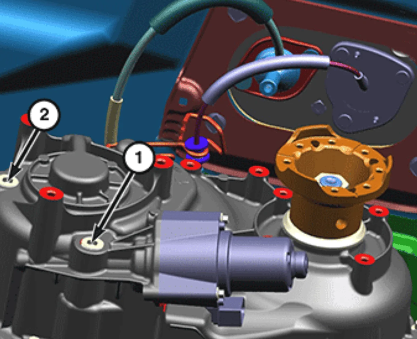 Jeep Wrangler JL 2H drive mp3022 transfer case diagram