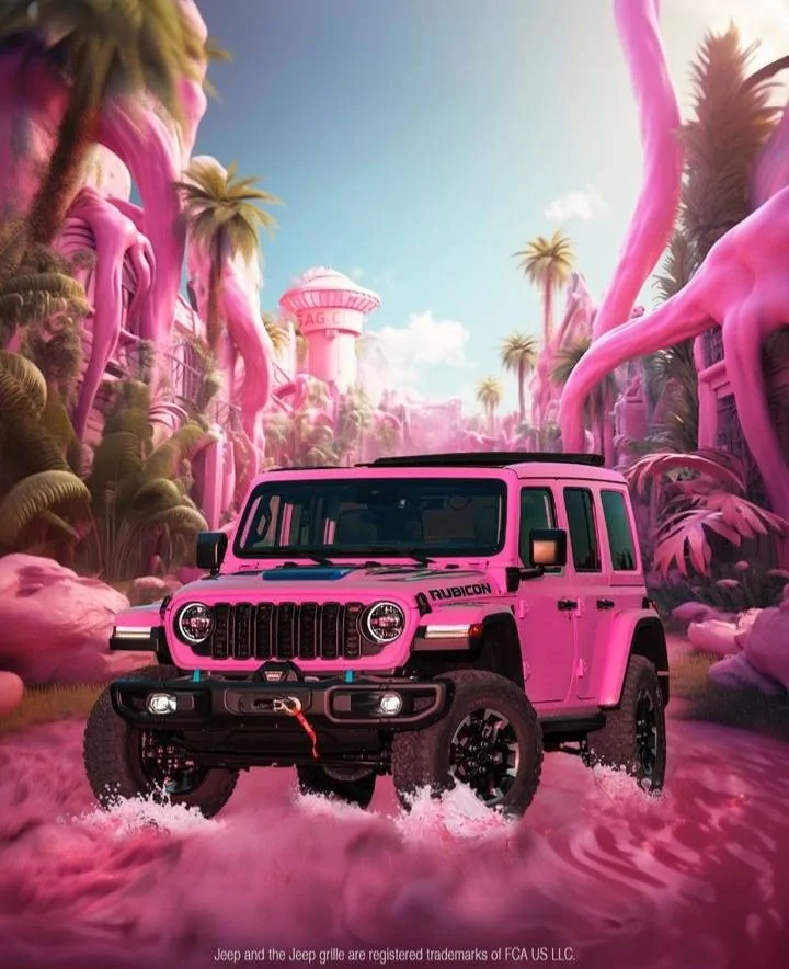 Jeep Wrangler JL Barbie Jeep Screenshot_20231209_120922_Instagram
