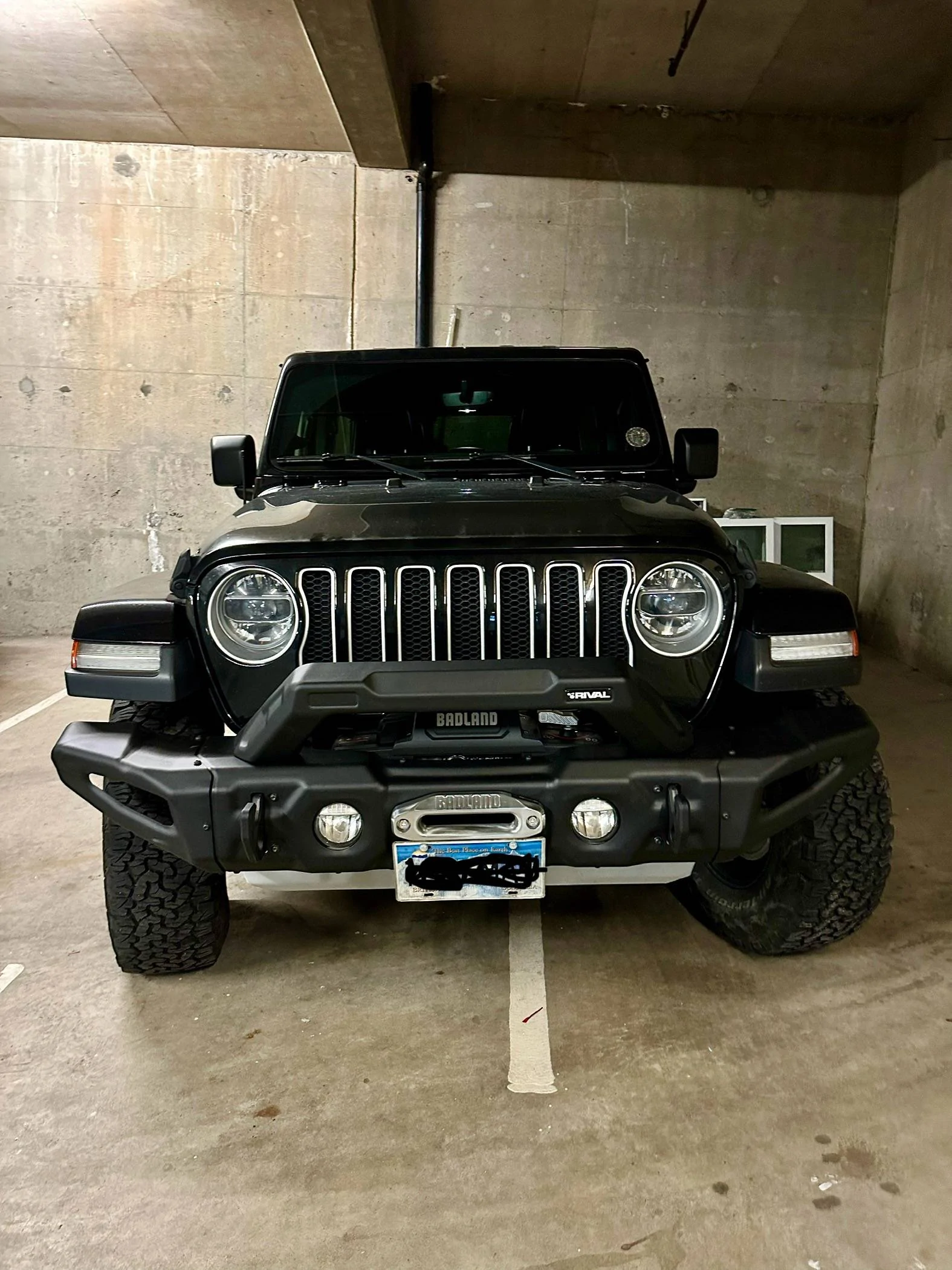 Jeep Wrangler JL Badlands winch IMG_3424